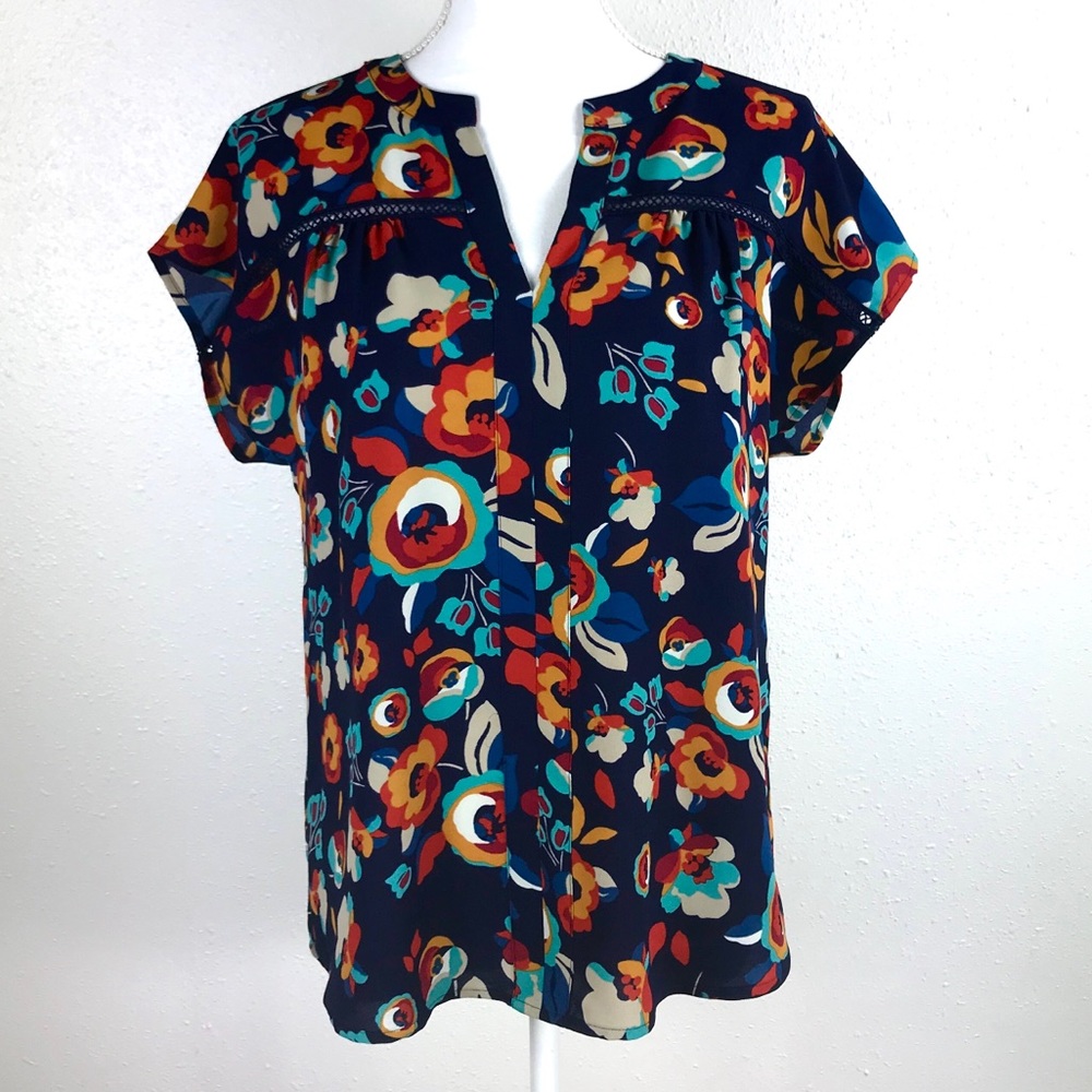 Pleione Short Sleeves Blouse XS